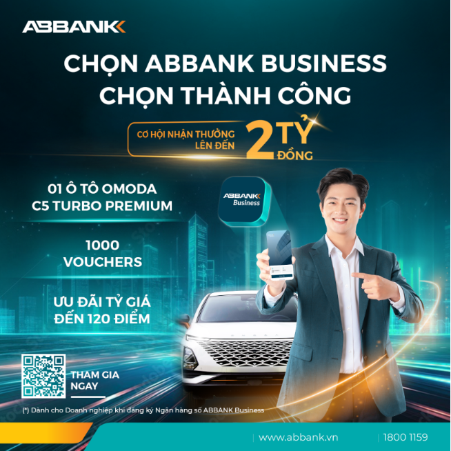 ABBANK BUSINESS: Giao dịch tiện lợi, ưu đãi bùng nổ cho doanh nghiệp SME- Ảnh 2. ABBANK BUSINESS: Giao dịch tiện lợi, ưu đãi bùng nổ cho doanh nghiệp SME- Ảnh 2.