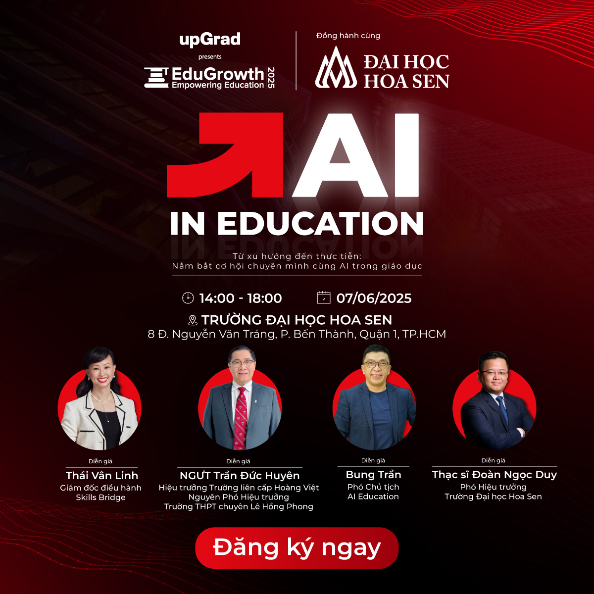 Lần đầu tiên, upGrad kết hợp cùng Trường Đại học Hoa Sen tổ chức diễn đàn chuyên sâu về AI trong giáo dục- Ảnh 2.
