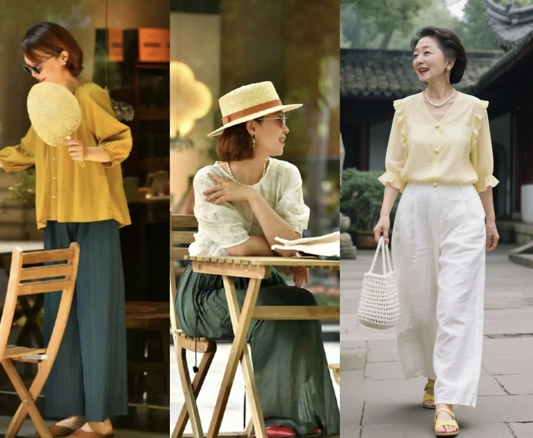Kiểu áo này mặc lên cực sang xịn, đặc biệt là phụ nữ tuổi trung niên!- Ảnh 10.