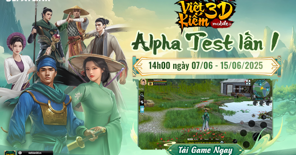 Việt Kiếm 3D Mobile - MMORPG 3D thuần Việt chính thức khai mở Alpha Test lần 1- Ảnh 1.