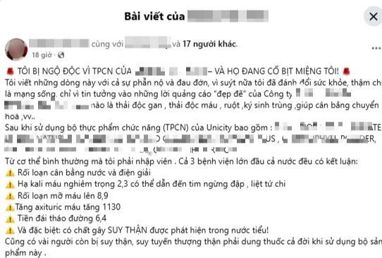 Người phụ nữ bị ngộ độc do TPCN: Tỉnh táo lựa chọn và uống để tránh "rước hoạ"- Ảnh 1.