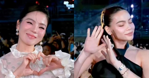 Lệ Quyên và "Hồ Ngọc Hà" tay bắt mặt mừng rôm rả trên thảm đỏ, chuyện gì đây?- Ảnh 2. Lệ Quyên và "Hồ Ngọc Hà" tay bắt mặt mừng rôm rả trên thảm đỏ, chuyện gì đây?- Ảnh 2.