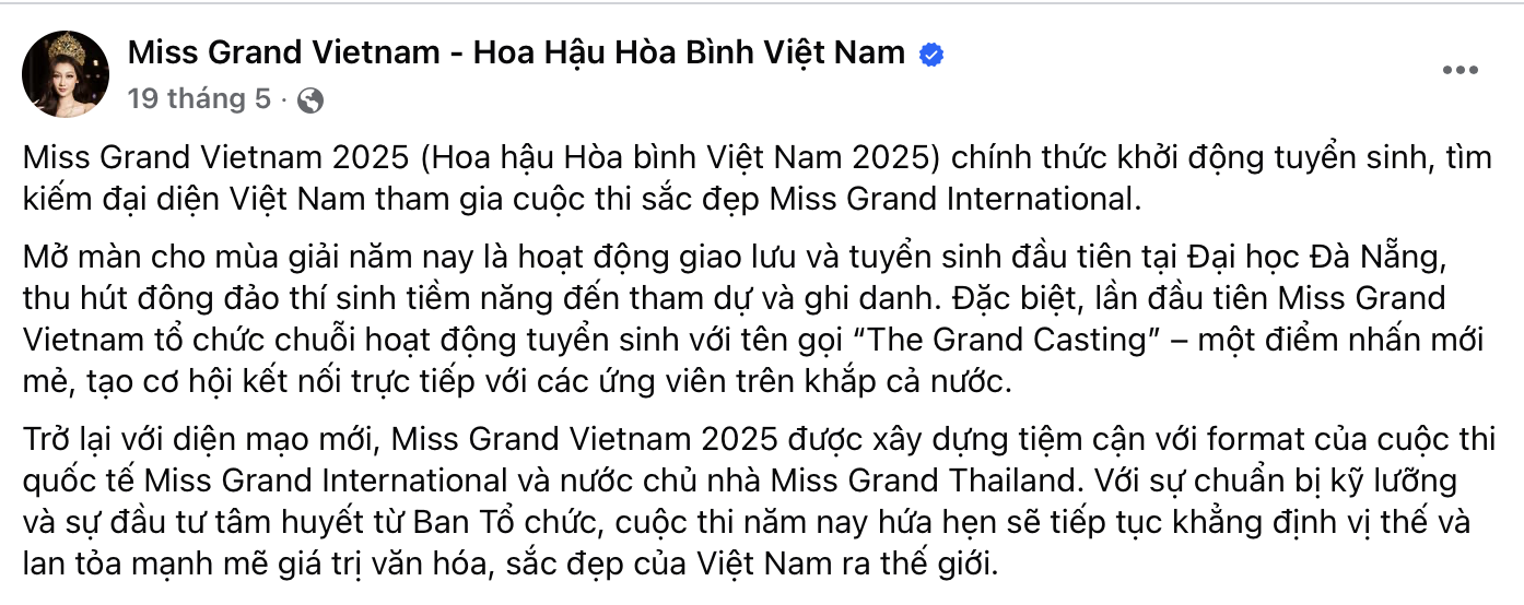 Sau bê bối của Thuỳ Tiên, "khai tử" Hoa hậu Hoà bình Việt Nam?- Ảnh 2.