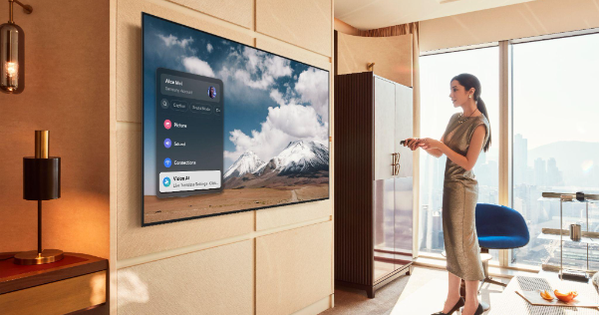 Samsung AI TV 2025 tiên phong xu hướng điều khiển không chạm của tương lai- Ảnh 1. Samsung AI TV 2025 tiên phong xu hướng điều khiển không chạm của tương lai- Ảnh 1.