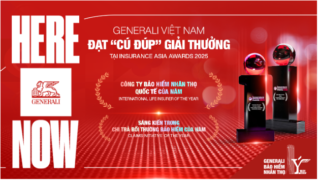 Generali Việt Nam ghi dấu ấn với cú đúp giải thưởng tại Insurance Asia Awards 2025- Ảnh 2.