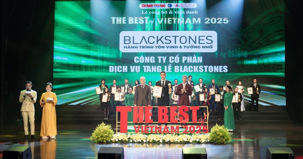 Blackstones được vinh danh Top 5 thương hiệu dịch vụ tiêu biểu tại "The Best of Vietnam 2025"- Ảnh 1. Blackstones được vinh danh Top 5 thương hiệu dịch vụ tiêu biểu tại "The Best of Vietnam 2025"- Ảnh 1.