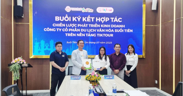TikTour ký kết hợp tác chiến lược cùng Khu du lịch văn hóa Suối Tiên- Ảnh 1.