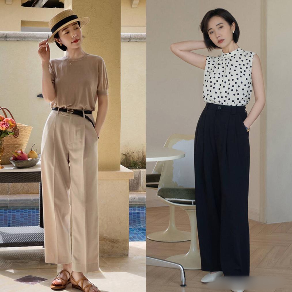 Combo "quần ống rộng + giày cao gót" hot rần rần - phụ nữ ngoài 40 mặc thế này thật quá đỗi cuốn hút!- Ảnh 6.