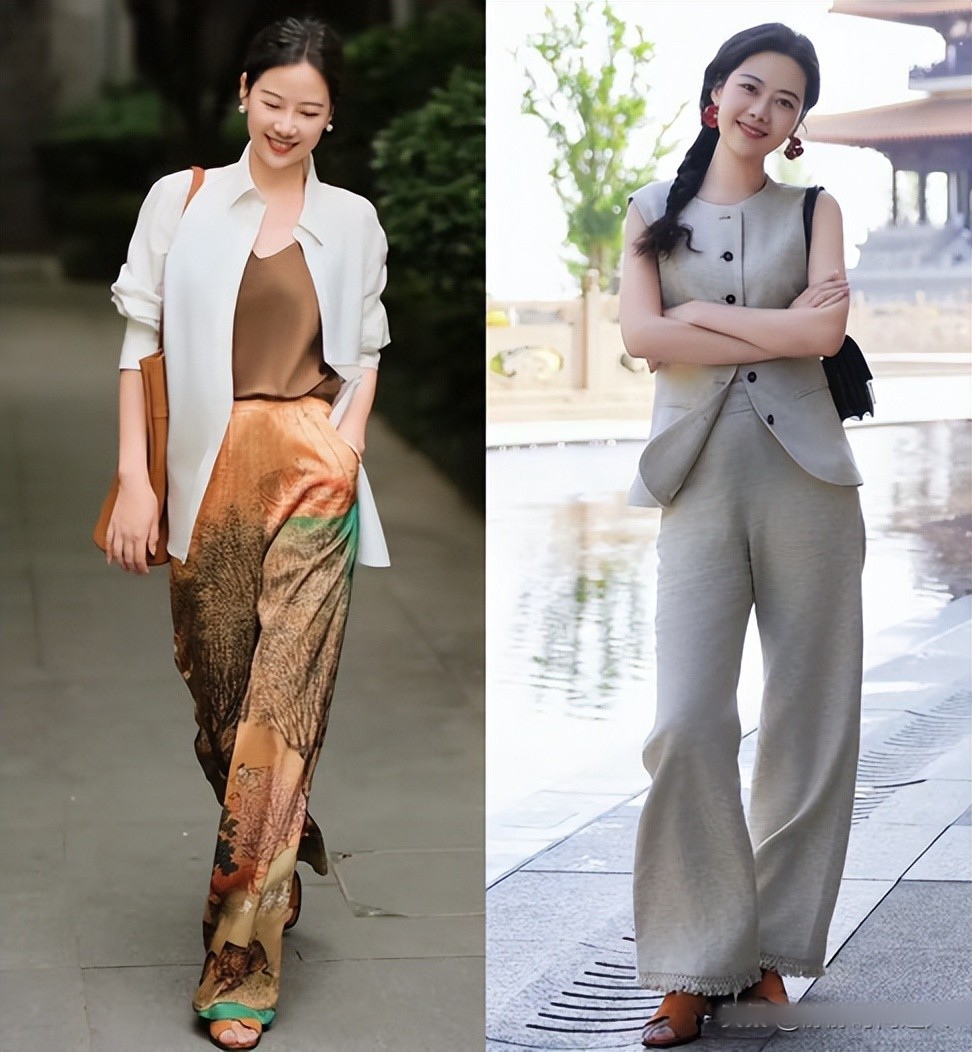 Combo "quần ống rộng + giày cao gót" hot rần rần - phụ nữ ngoài 40 mặc thế này thật quá đỗi cuốn hút!- Ảnh 7.