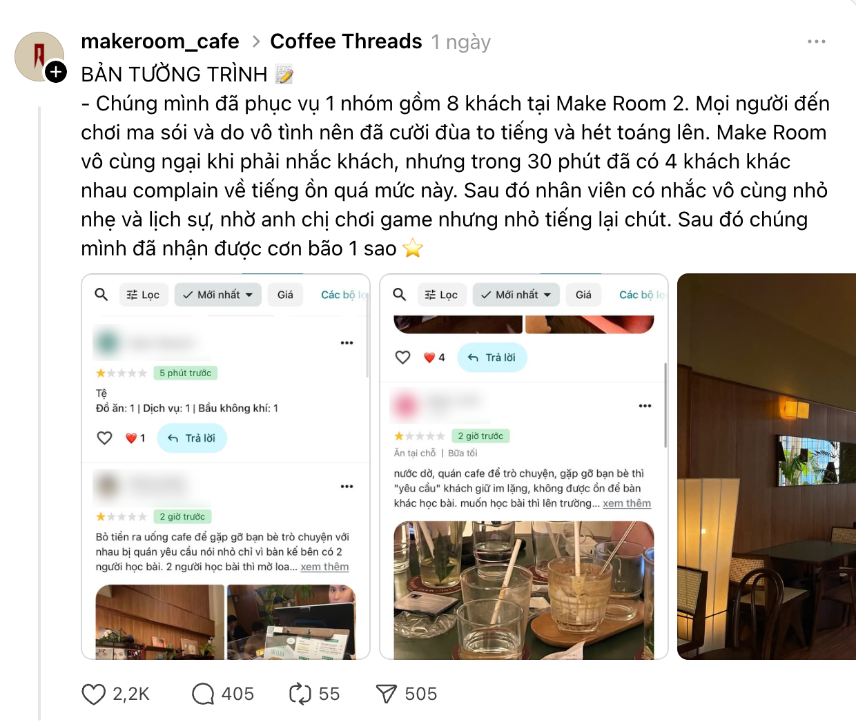 Lạ lùng: Quán cà phê tại TP.HCM phải viết Lạ lùng: Quán cà phê tại TP.HCM phải viết