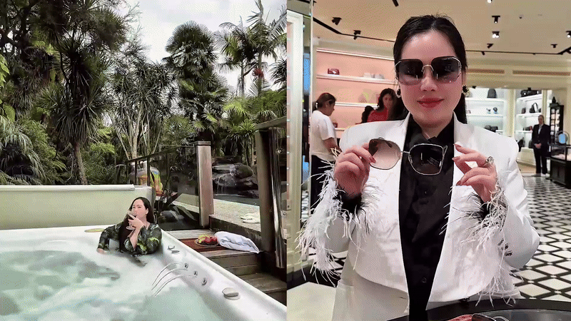 Diễn viên "lùn nhất" Việt Nam được chồng Tây tặng nhẫn kim cương tới tấp, cục nào cục nấy to vật vã!- Ảnh 4.