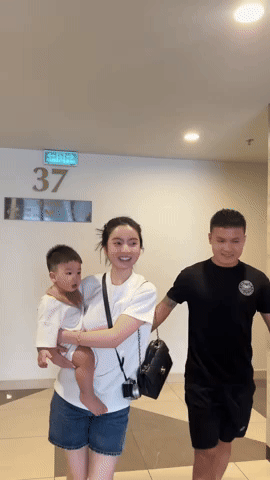 Chu Thanh Huyền bí mật đưa con trai về quê Quang Hải, phản ứng của bố mẹ chàng cầu thủ mới thú vị- Ảnh 1.
