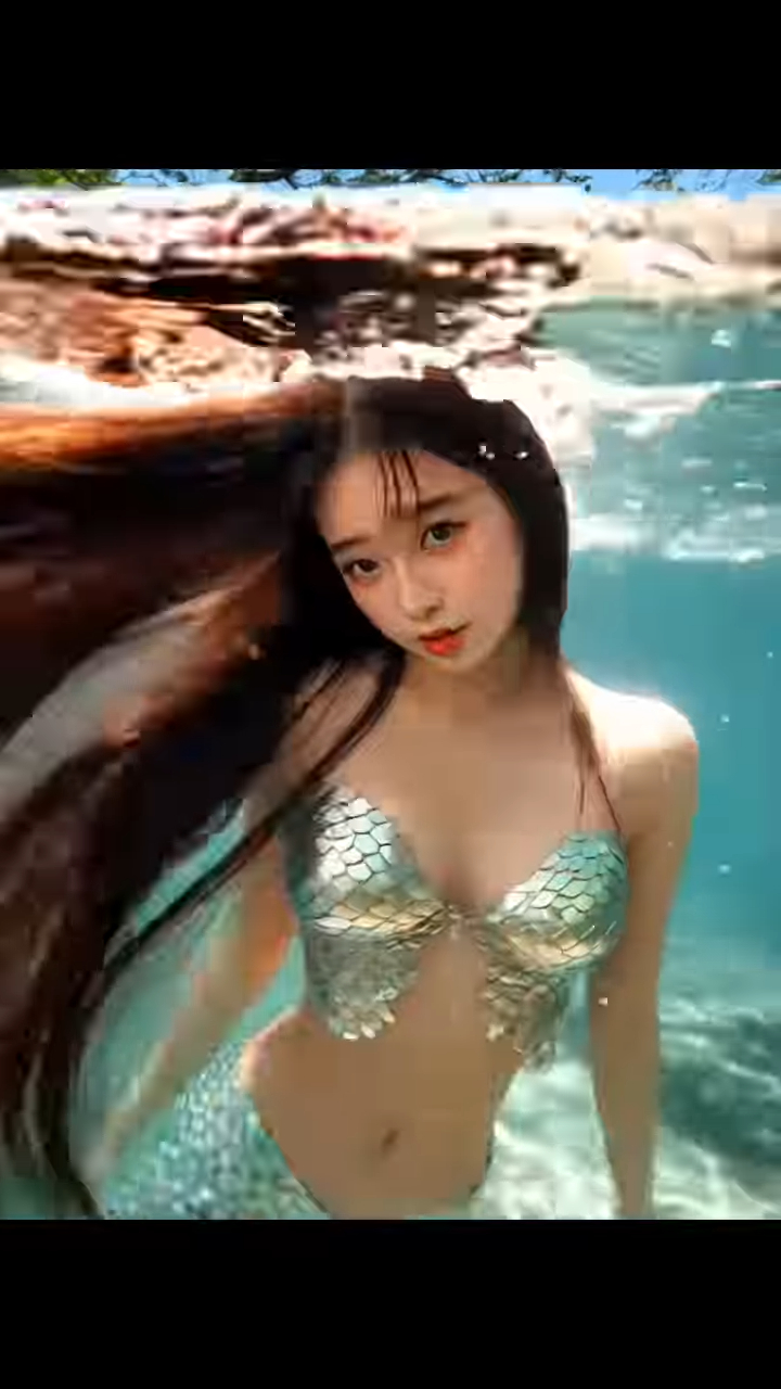 Bắt trend "tiên cá", nàng hot girl bỗng chốc nổi không ngờ, cư dân mạng đua nhau xin info- Ảnh 3.