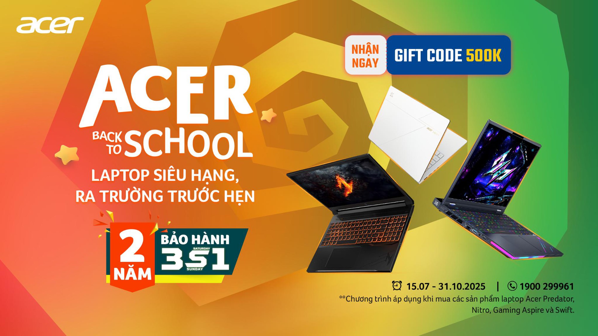 Acer Việt Nam ra mắt chương trình ưu đãi Back To School 2025: Laptop Siêu Hạng - Ra Trường Trước Hẹn- Ảnh 2.