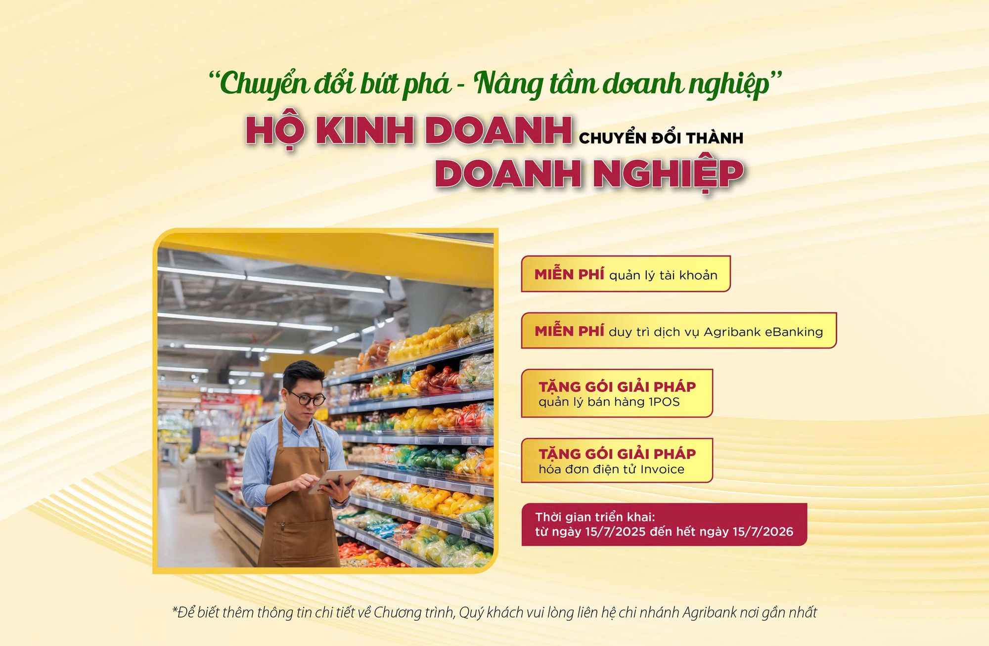 Agribank tích cực hỗ trợ hộ kinh doanh chuyển đổi thành doanh nghiệp- Ảnh 3.