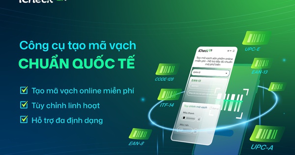 iCheckQR ra mắt công cụ tạo mã vạch online miễn phí cho cá nhân và doanh nghiệp- Ảnh 1.