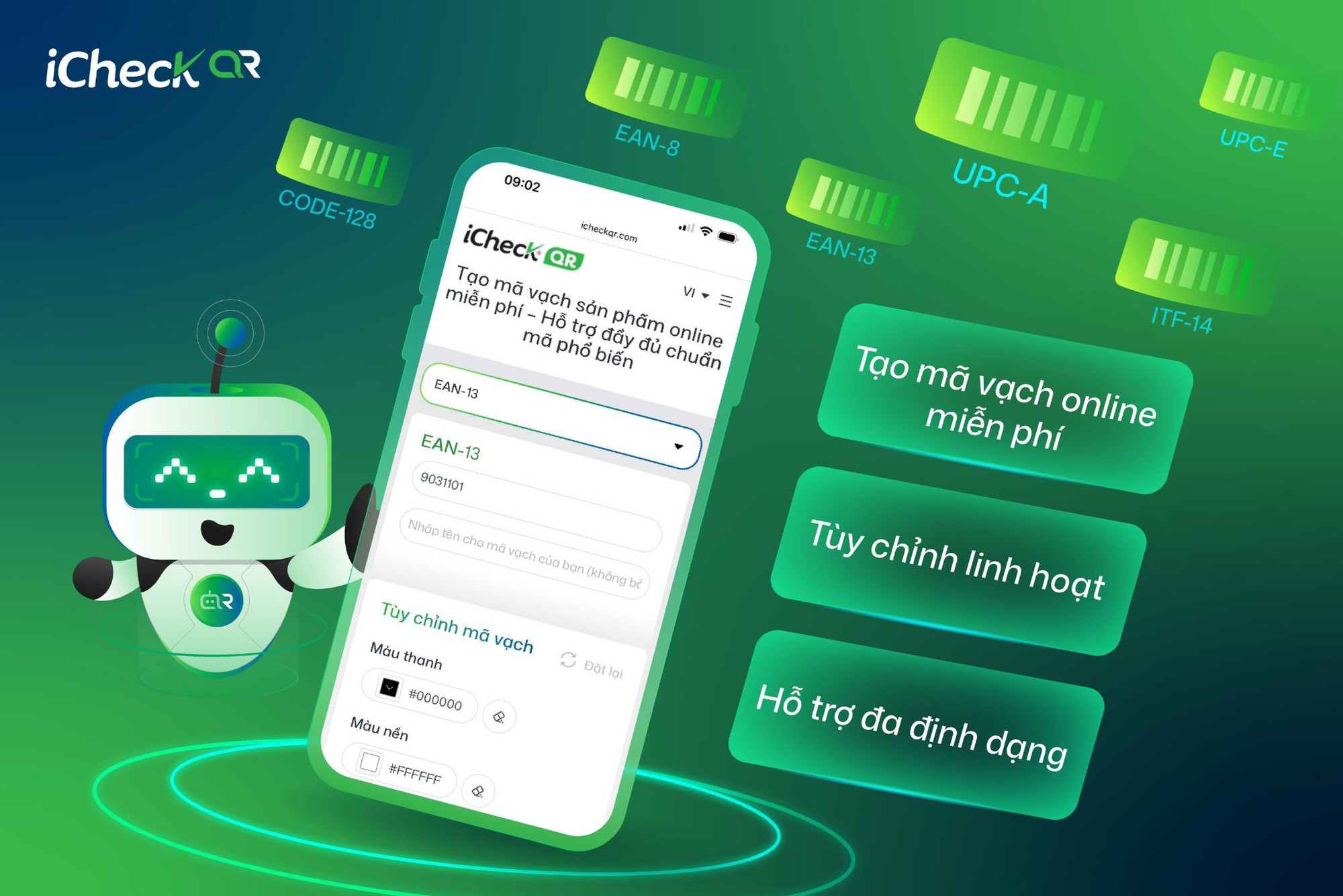 iCheckQR ra mắt công cụ tạo mã vạch online miễn phí cho cá nhân và doanh nghiệp- Ảnh 3.