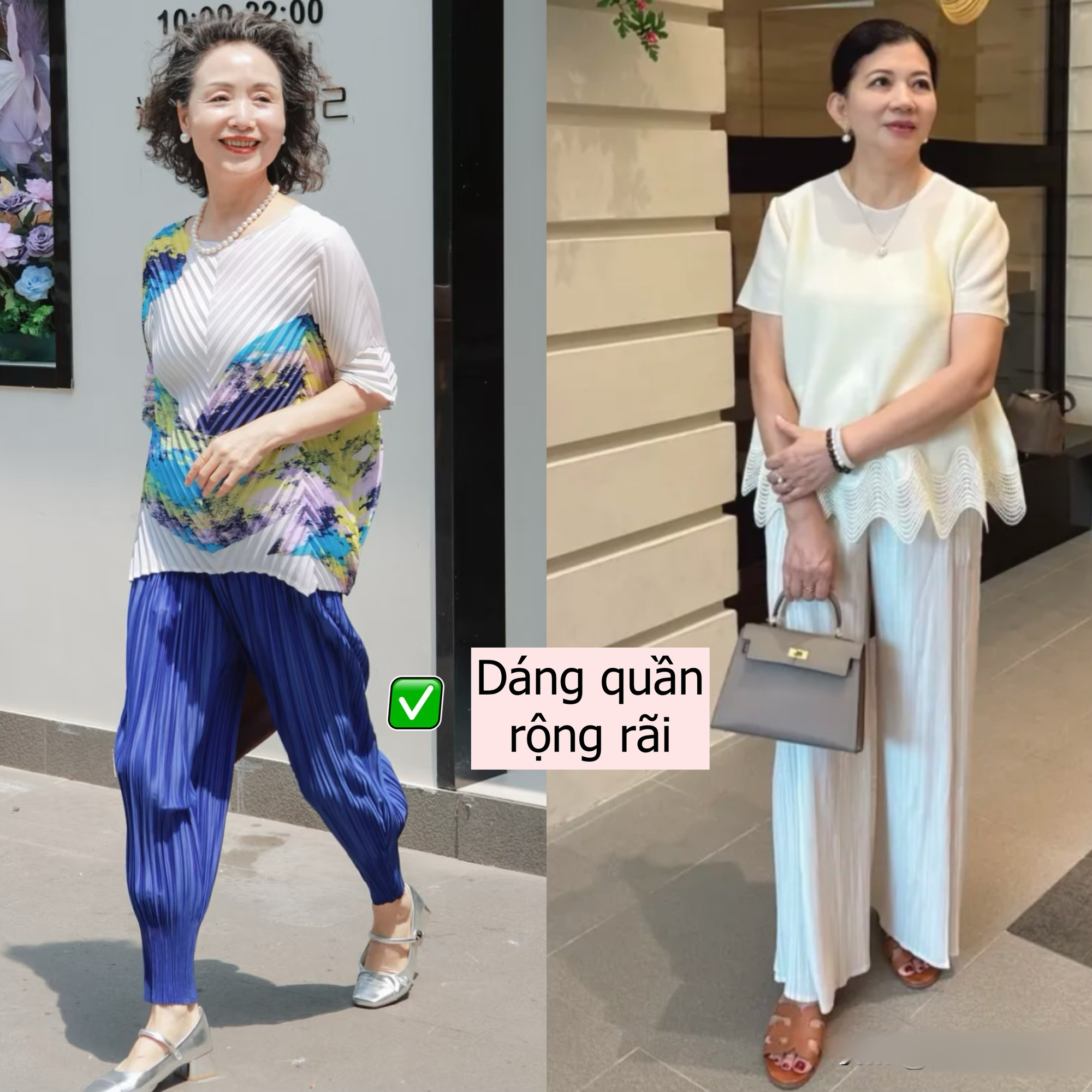 Phụ nữ tuổi 40+ nên sắm đủ 3 kiểu quần "nghe tên đã thấy sang", mặc vào lại vừa mát vừa tôn dáng- Ảnh 10.
