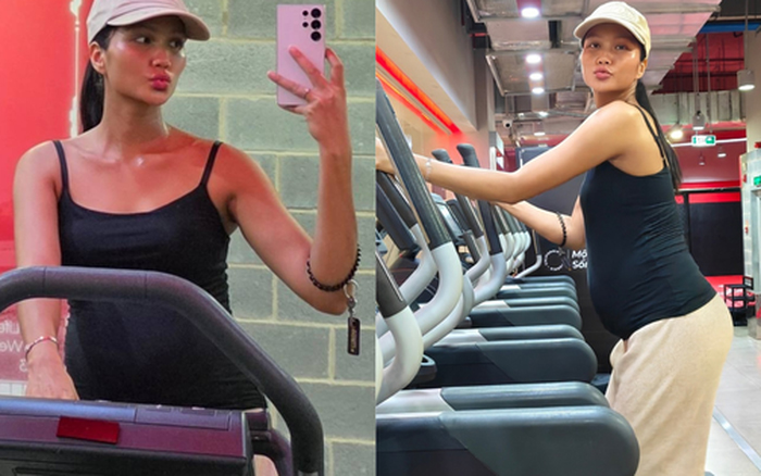 Học Hoa hậu H'Hen Niê tập gym đến tận những tháng cuối thai kỳ: HLV lưu ý 1 điều quan trọng- Ảnh 2.