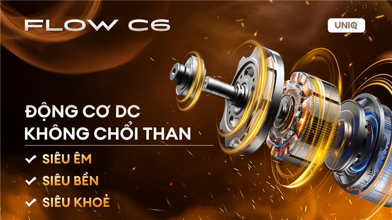 UNIQ Flow C6 - Quạt cây đối lưu không khí thông minh cho không gian sống hiện đại- Ảnh 4.
