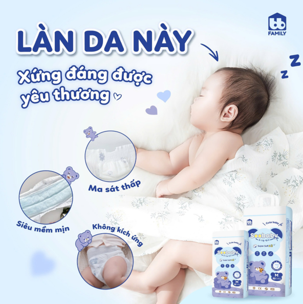 "Tân binh" Soobaby : Dòng bỉm bông organic, dịu dàng với da bé nhưng vẫn thấm hút tốt- Ảnh 1.