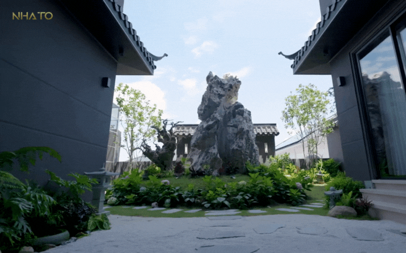 Bên trong biệt phủ hình chữ "H" rộng 1.200m2 đậm chất Á Đông của gia chủ yêu trà đạo- Ảnh 21.