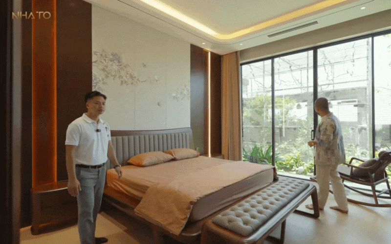 Bên trong biệt phủ hình chữ "H" rộng 1.200m2 đậm chất Á Đông của gia chủ yêu trà đạo- Ảnh 27.