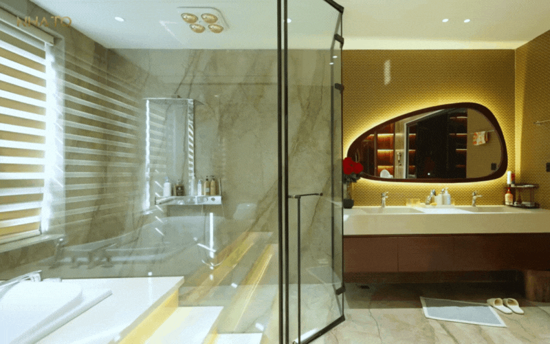 Bên trong biệt phủ hình chữ "H" rộng 1.200m2 đậm chất Á Đông của gia chủ yêu trà đạo- Ảnh 30.