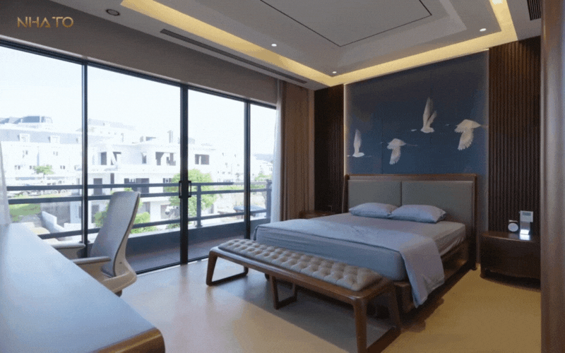 Bên trong biệt phủ hình chữ "H" rộng 1.200m2 đậm chất Á Đông của gia chủ yêu trà đạo- Ảnh 32.