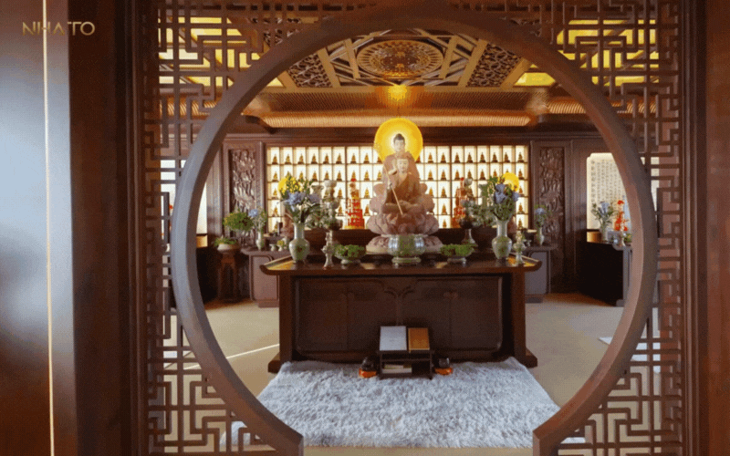 Bên trong biệt phủ hình chữ "H" rộng 1.200m2 đậm chất Á Đông của gia chủ yêu trà đạo- Ảnh 36.