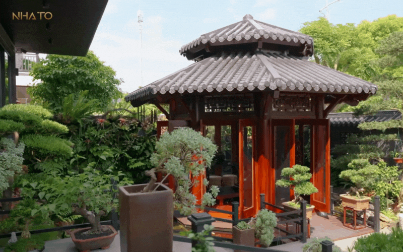 Bên trong biệt phủ hình chữ "H" rộng 1.200m2 đậm chất Á Đông của gia chủ yêu trà đạo- Ảnh 9.