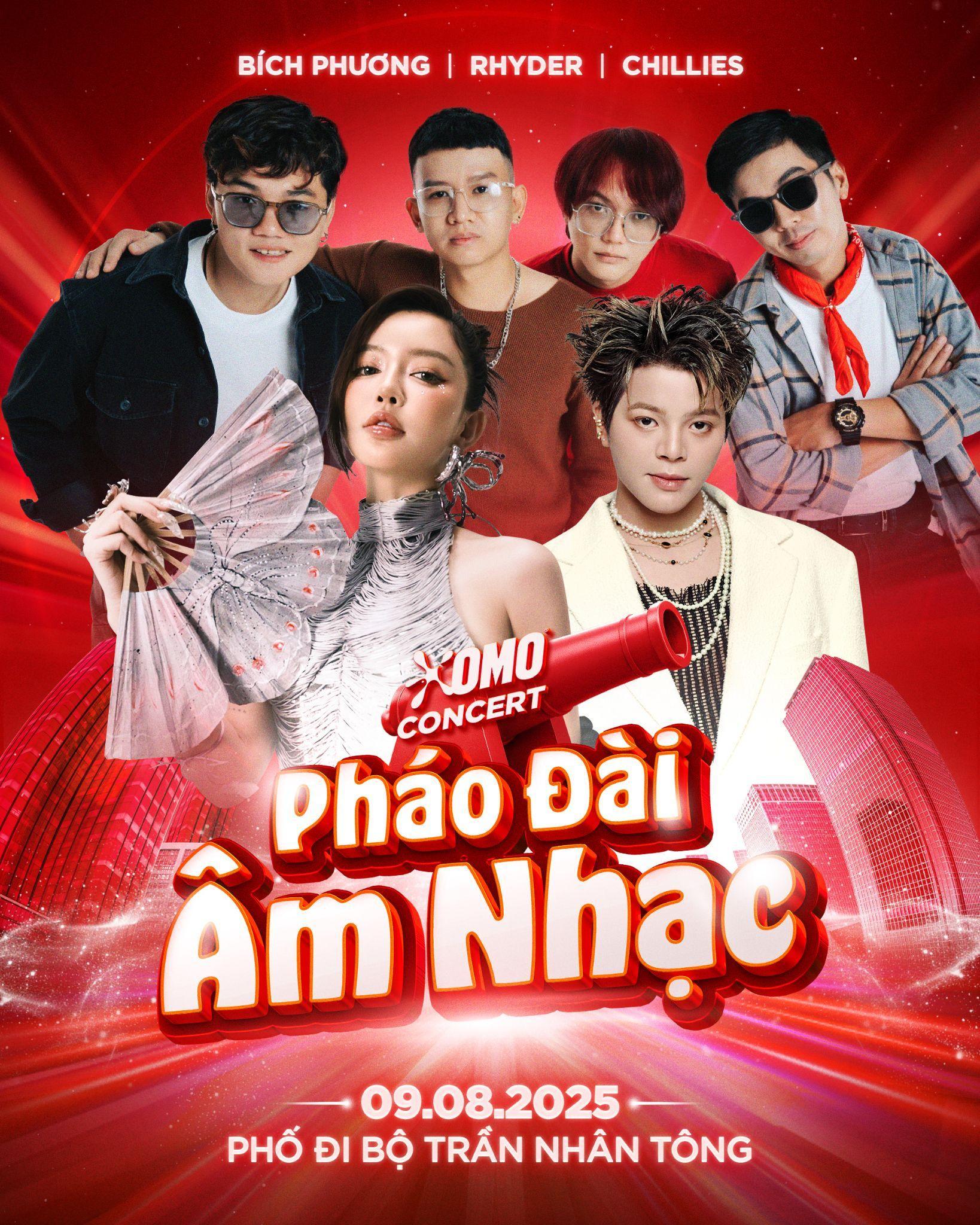 SOOBIN, Bích Phương, Phương Mỹ Chi, Obito, RHYDER: Dàn sao siêu hot sẵn sàng "bùng nổ" tại sự kiện OMO Pháo đài lấm bẩn- Ảnh 2.