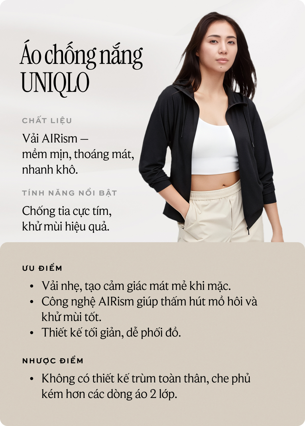 So sánh 8 mẫu áo chống nắng hot nhất hiện nay: Loại nào mát nhẹ, loại nào che phủ toàn thân?- Ảnh 2.
