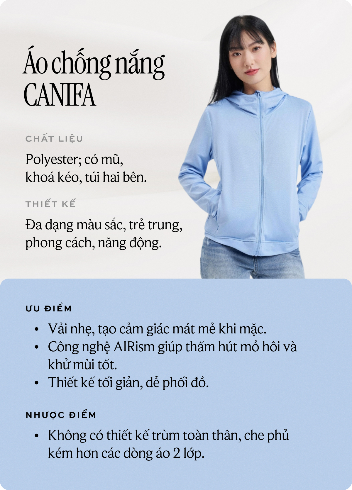 So sánh 8 mẫu áo chống nắng hot nhất hiện nay: Loại nào mát nhẹ, loại nào che phủ toàn thân?- Ảnh 7.