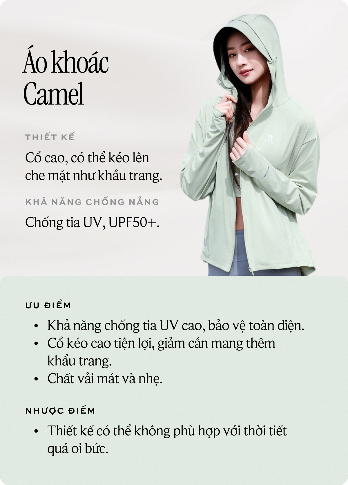 So sánh 8 mẫu áo chống nắng hot nhất hiện nay: Loại nào mát nhẹ, loại nào che phủ toàn thân?- Ảnh 6.