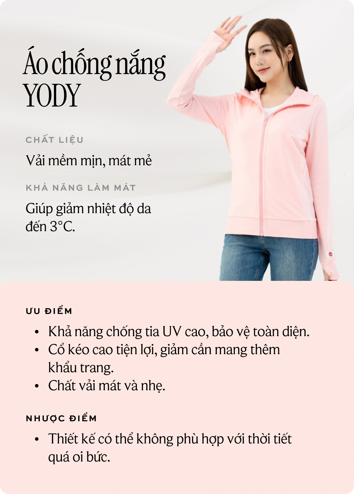 So sánh 8 mẫu áo chống nắng hot nhất hiện nay: Loại nào mát nhẹ, loại nào che phủ toàn thân?- Ảnh 3.