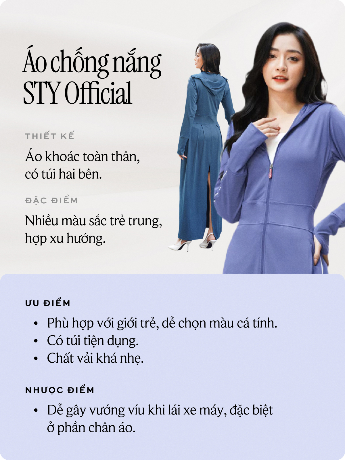 So sánh 8 mẫu áo chống nắng hot nhất hiện nay: Loại nào mát nhẹ, loại nào che phủ toàn thân?- Ảnh 5.