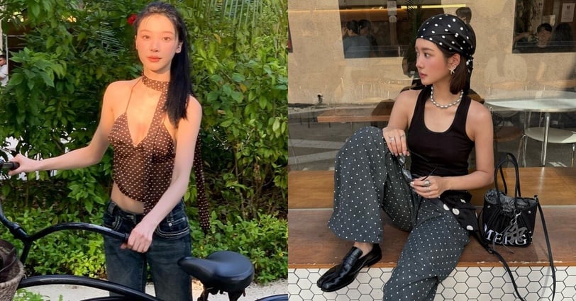 Xu hướng thời trang hè 2025: "Làn sóng chấm bi retro" quay trở lại, ghi nhanh 5 gợi ý phối đồ cực xinh!- Ảnh 3. Xu hướng thời trang hè 2025: "Làn sóng chấm bi retro" quay trở lại, ghi nhanh 5 gợi ý phối đồ cực xinh!- Ảnh 3.
