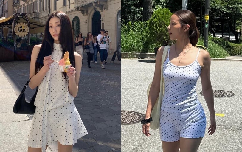 Xu hướng thời trang hè 2025: "Làn sóng chấm bi retro" quay trở lại, ghi nhanh 5 gợi ý phối đồ cực xinh!- Ảnh 8. Xu hướng thời trang hè 2025: "Làn sóng chấm bi retro" quay trở lại, ghi nhanh 5 gợi ý phối đồ cực xinh!- Ảnh 8.