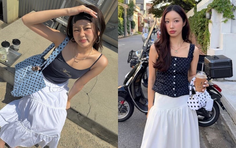Xu hướng thời trang hè 2025: "Làn sóng chấm bi retro" quay trở lại, ghi nhanh 5 gợi ý phối đồ cực xinh!- Ảnh 15. Xu hướng thời trang hè 2025: "Làn sóng chấm bi retro" quay trở lại, ghi nhanh 5 gợi ý phối đồ cực xinh!- Ảnh 15.