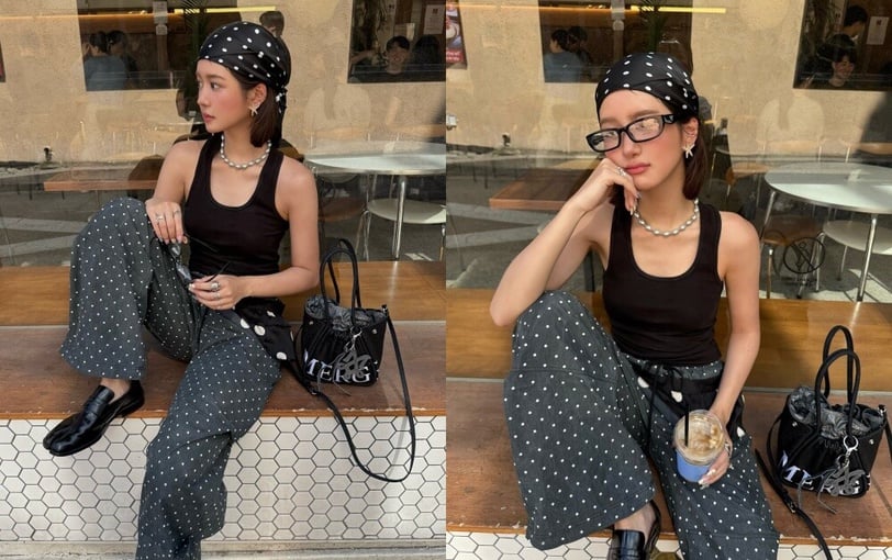 Xu hướng thời trang hè 2025: "Làn sóng chấm bi retro" quay trở lại, ghi nhanh 5 gợi ý phối đồ cực xinh!- Ảnh 13. Xu hướng thời trang hè 2025: "Làn sóng chấm bi retro" quay trở lại, ghi nhanh 5 gợi ý phối đồ cực xinh!- Ảnh 13.