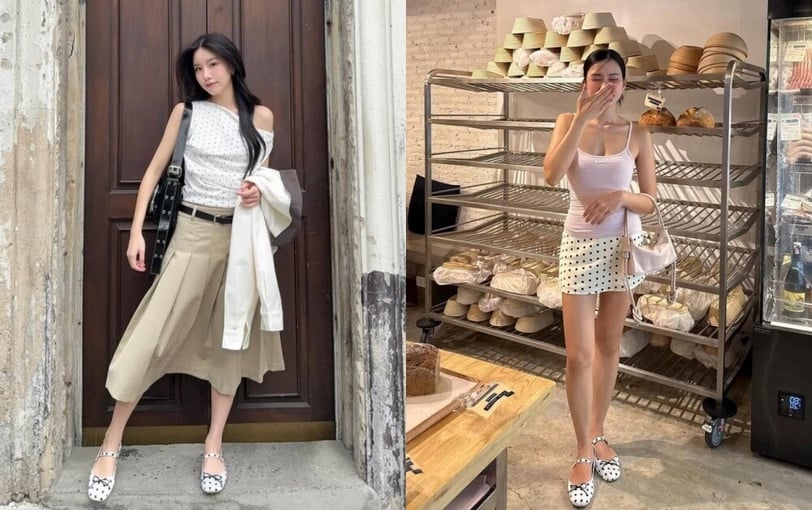 Xu hướng thời trang hè 2025: "Làn sóng chấm bi retro" quay trở lại, ghi nhanh 5 gợi ý phối đồ cực xinh!- Ảnh 16. Xu hướng thời trang hè 2025: "Làn sóng chấm bi retro" quay trở lại, ghi nhanh 5 gợi ý phối đồ cực xinh!- Ảnh 16.