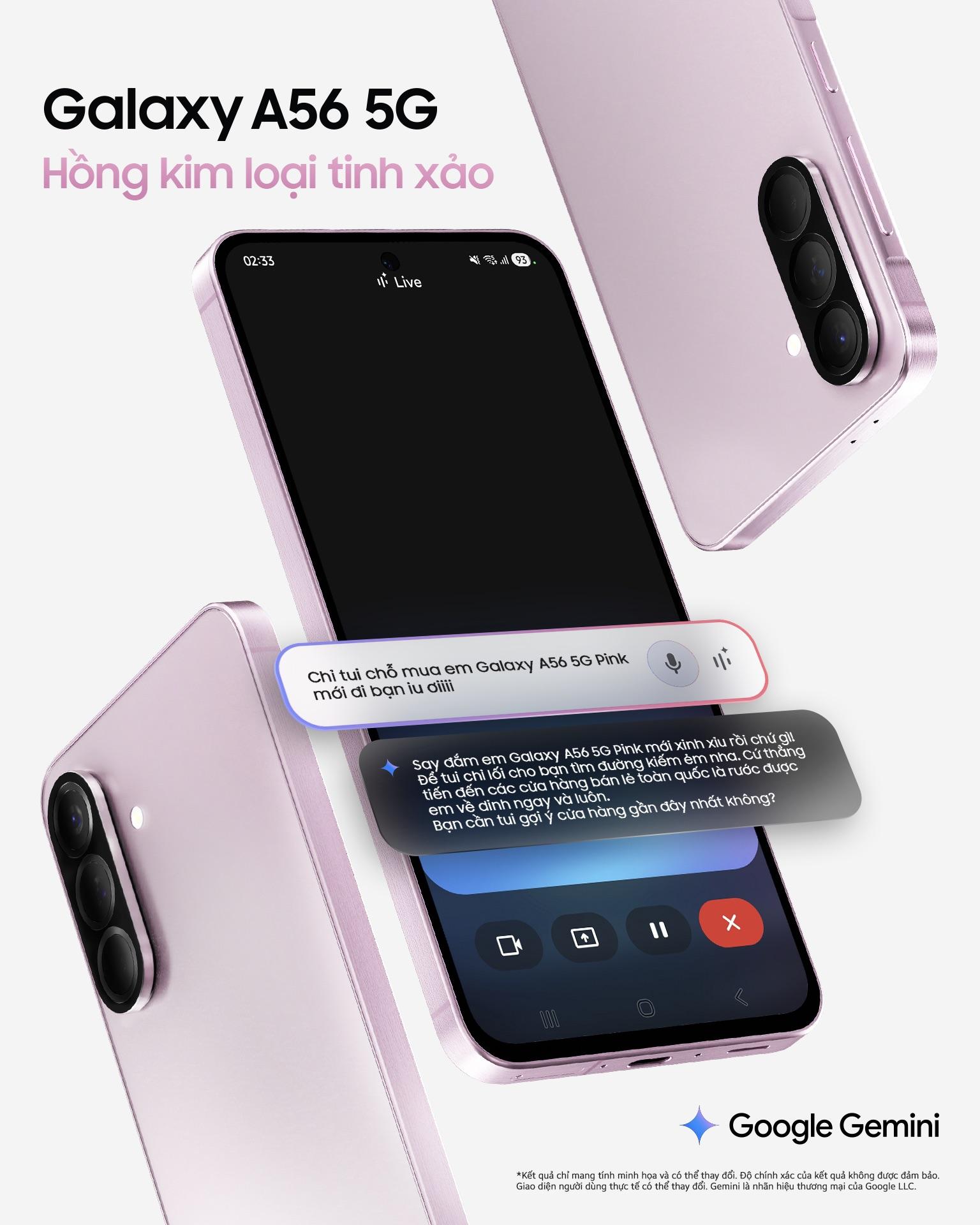Sắp đi Meet & Greet gặp HIEUTHUHAI, mở ngay Gemini Live trên Galaxy A56 5G học mẹo đu idol cực chuẩn- Ảnh 2.
