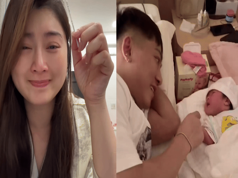 Thanh Trúc rưng rưng khi cầm que thử thai, công khai khoảnh khắc bí mật bên nam ca sĩ Việt- Ảnh 1.