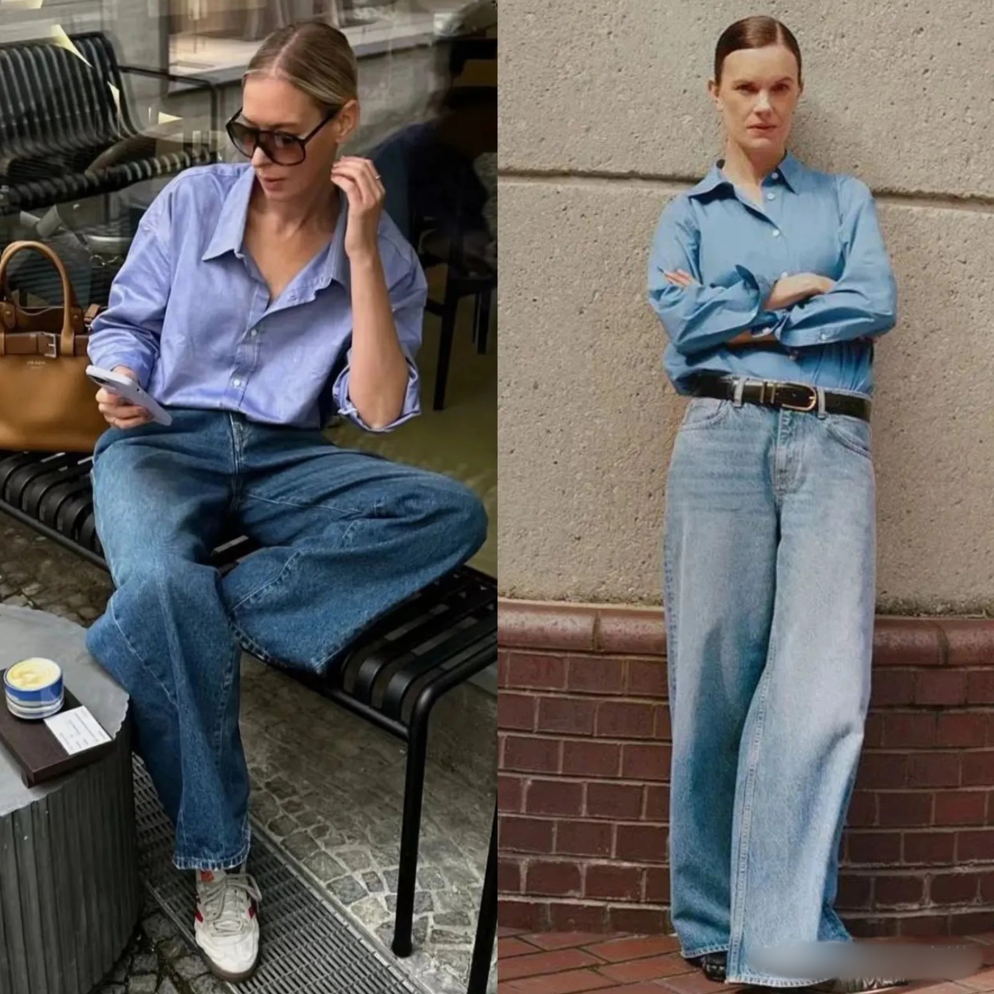 Mùa hè nhất định phải có một chiếc quần jeans ống rộng - mặc lên trẻ trung, sành điệu hơn gấp bội- Ảnh 10.