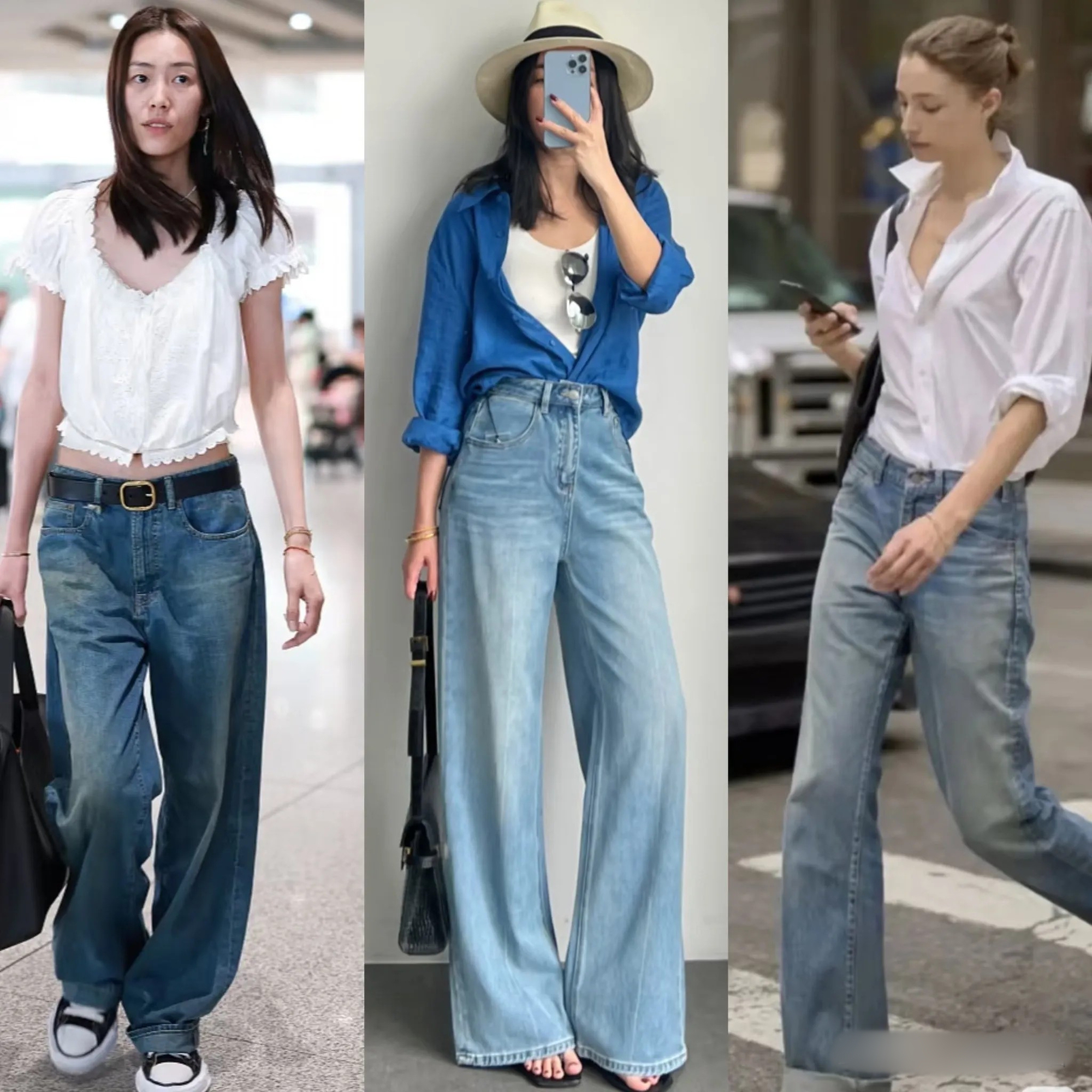 Mùa hè nhất định phải có một chiếc quần jeans ống rộng - mặc lên trẻ trung, sành điệu hơn gấp bội- Ảnh 11.