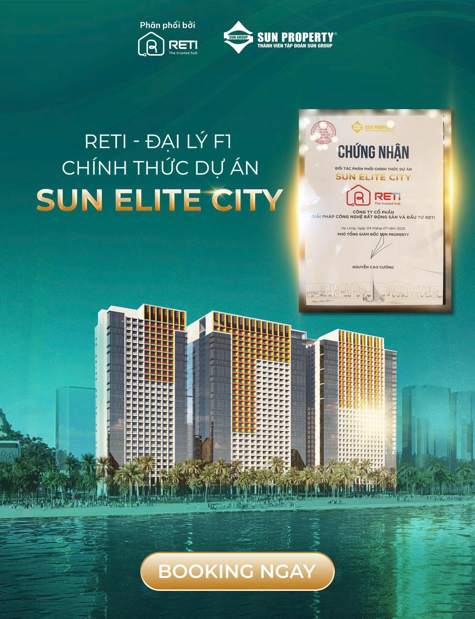 RETI tiếp tục hợp tác cùng Sun Property phân phối dự án Sun Elite City- Ảnh 3.