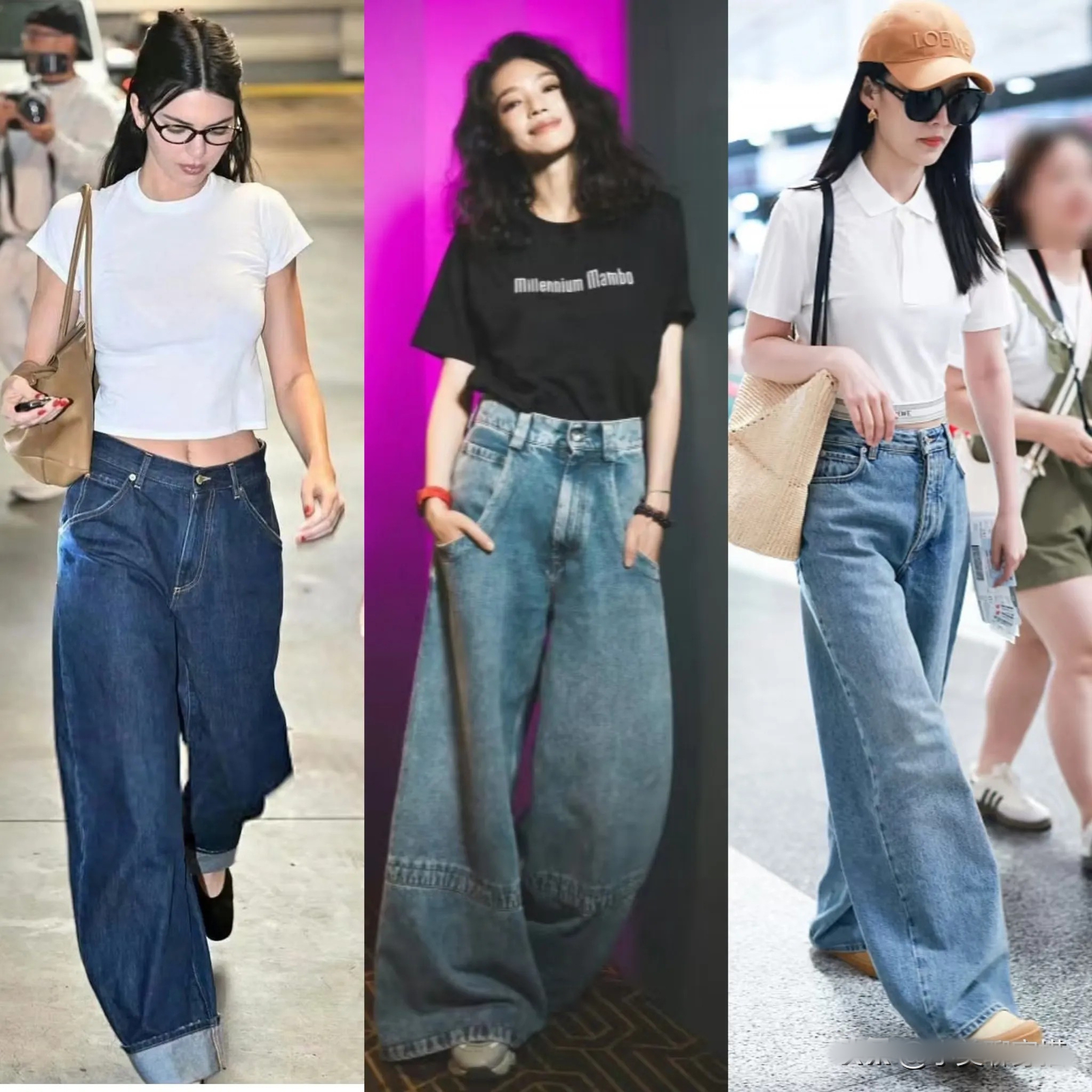 Mùa hè nhất định phải có một chiếc quần jeans ống rộng - mặc lên trẻ trung, sành điệu hơn gấp bội- Ảnh 4.