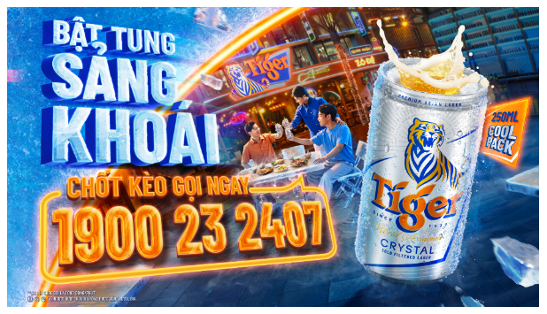 Tiger Beer chinh phục trái tim người tiêu dùng với loạt hoạt động "bật tung sảng khoái"- Ảnh 2.