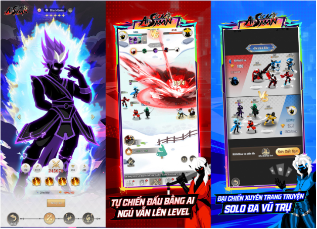 AI Stickman – Vũ Trụ Người Que: Khi Wukong phò tá Saitama, Black Goku đối đầu Đội Trưởng Mỹ- Ảnh 5.